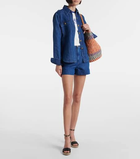 Valentino Valentino Garavani Rockstud leather wedge espadrilles 3