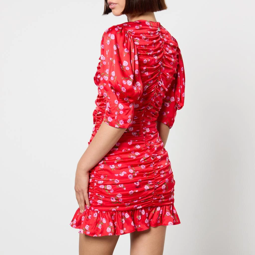 ROTATE Birger Christensen Rotate Birger Christensen Floral-Print Crepe Mini Dress 2