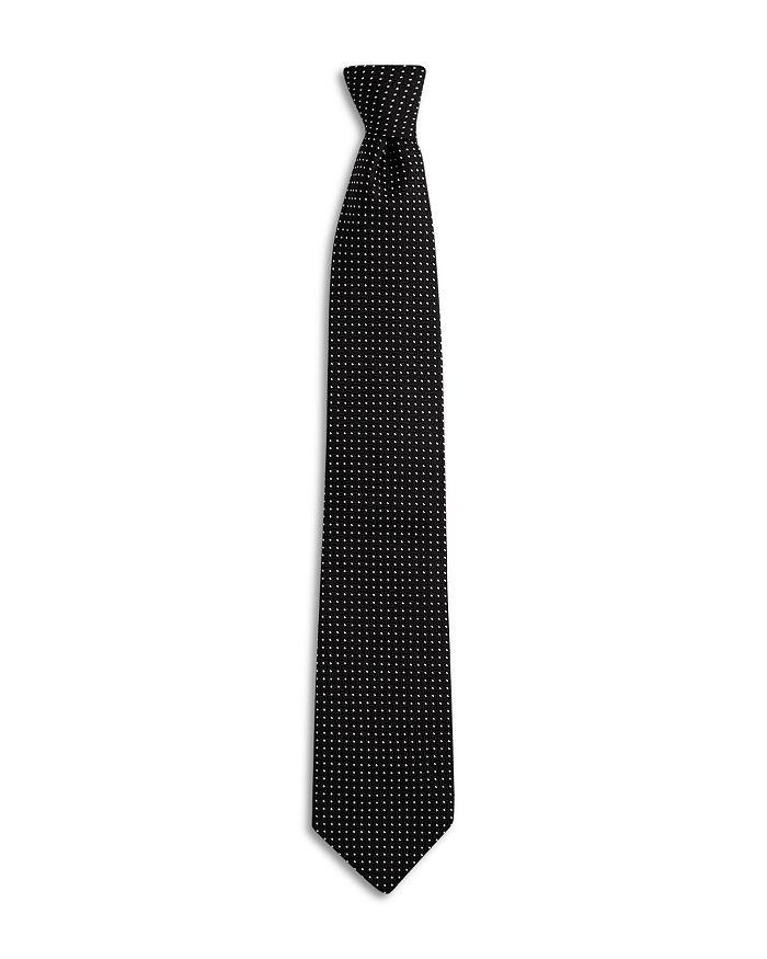 David Donahue Classic Grid Silk Tie