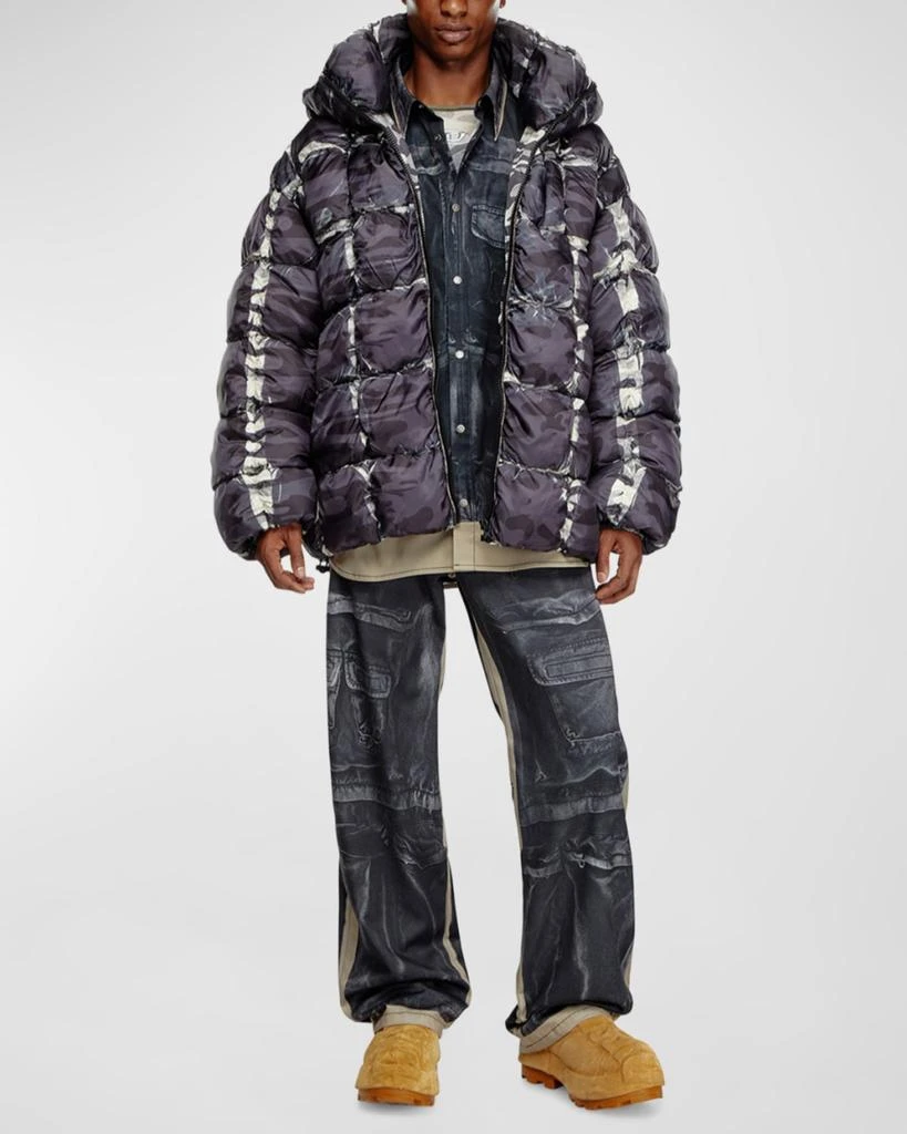 Diesel Men's P-Schulz Printed Jeans 2