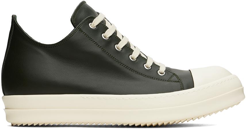 リックオウエンス/カーキ Porterville Sneaks スニーカー Rick Owens Green Porterville Low Sneakers - Casual Shoes