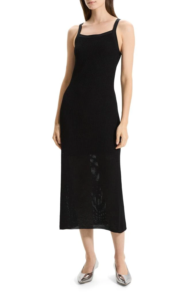 Theory Square Neck Midi Sweater Dress 1