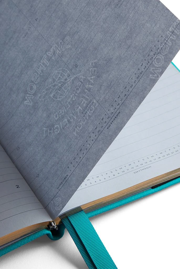 SMYTHSON 2025 Soho Weekly Diary in Panama in Turquoise 3