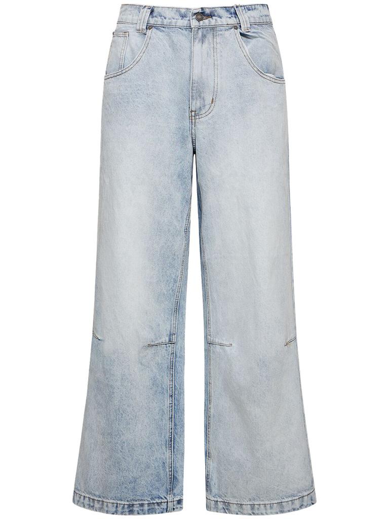 JADED LONDON Colossus Blue Acid Wash Jeans