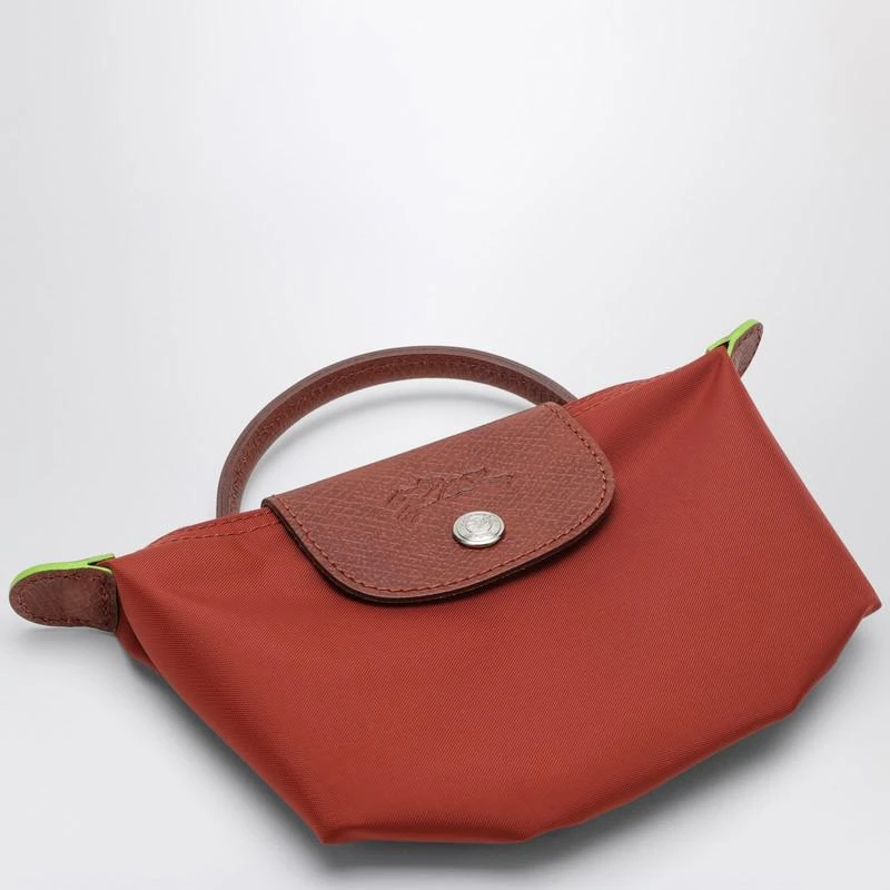 Longchamp Longchamp Le Pliage Green Chestnut-Coloured Clutch Bag 3