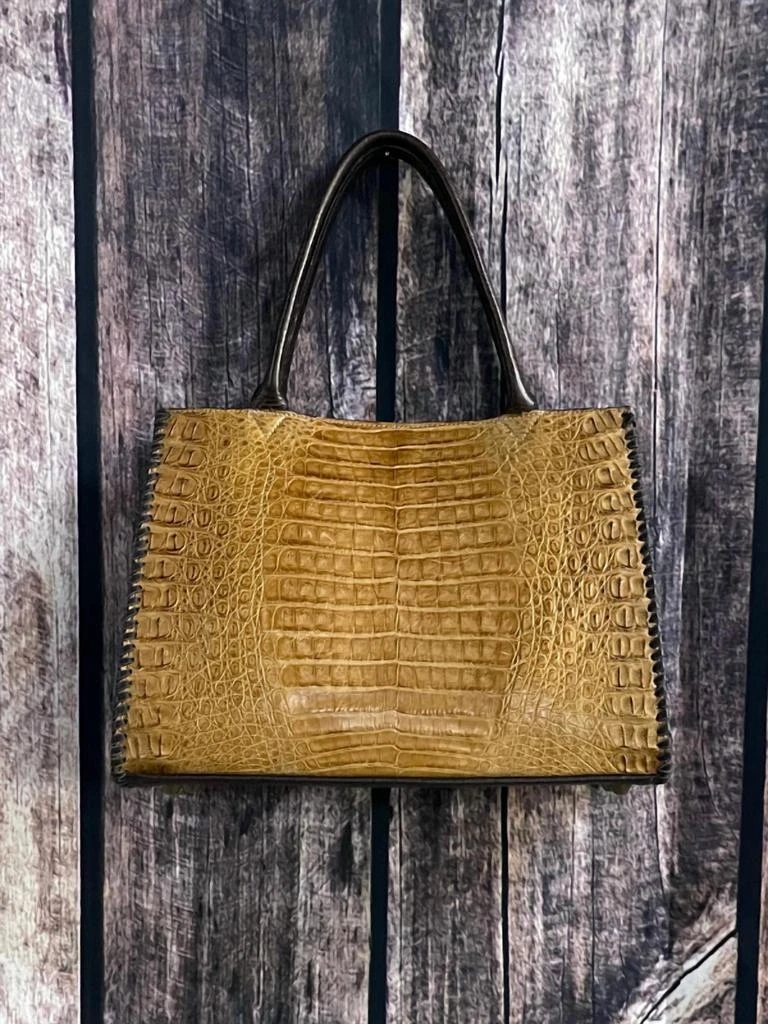 Juan Antonio Cayman & Bison Purse 1