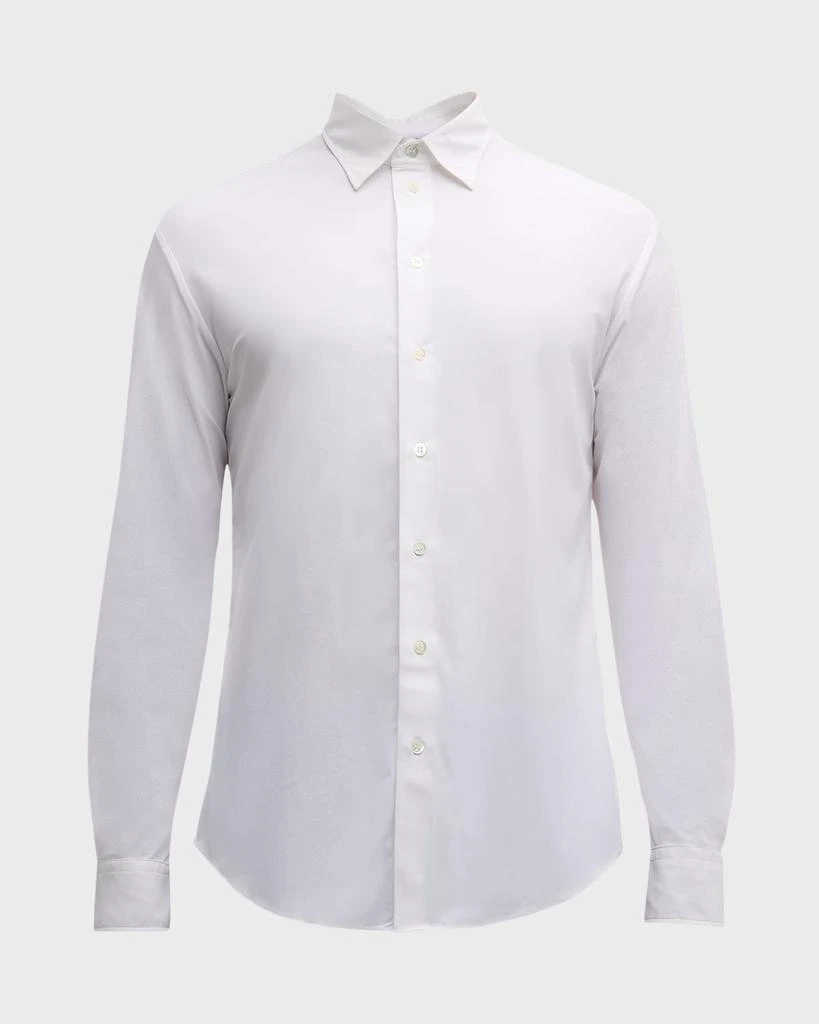 Emporio Armani Men's Slim Fit Nylon-Stretch Sport Shirt 1