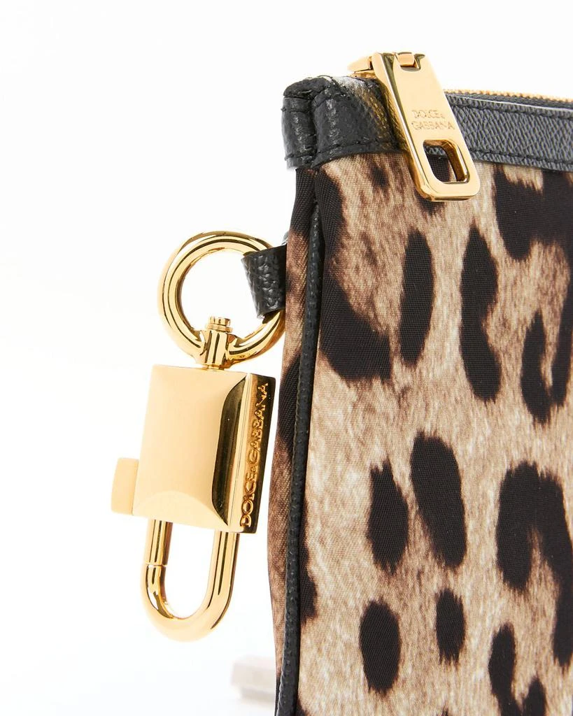 Dolce & Gabbana Necessaire Leopard Print Zip Pouch 5