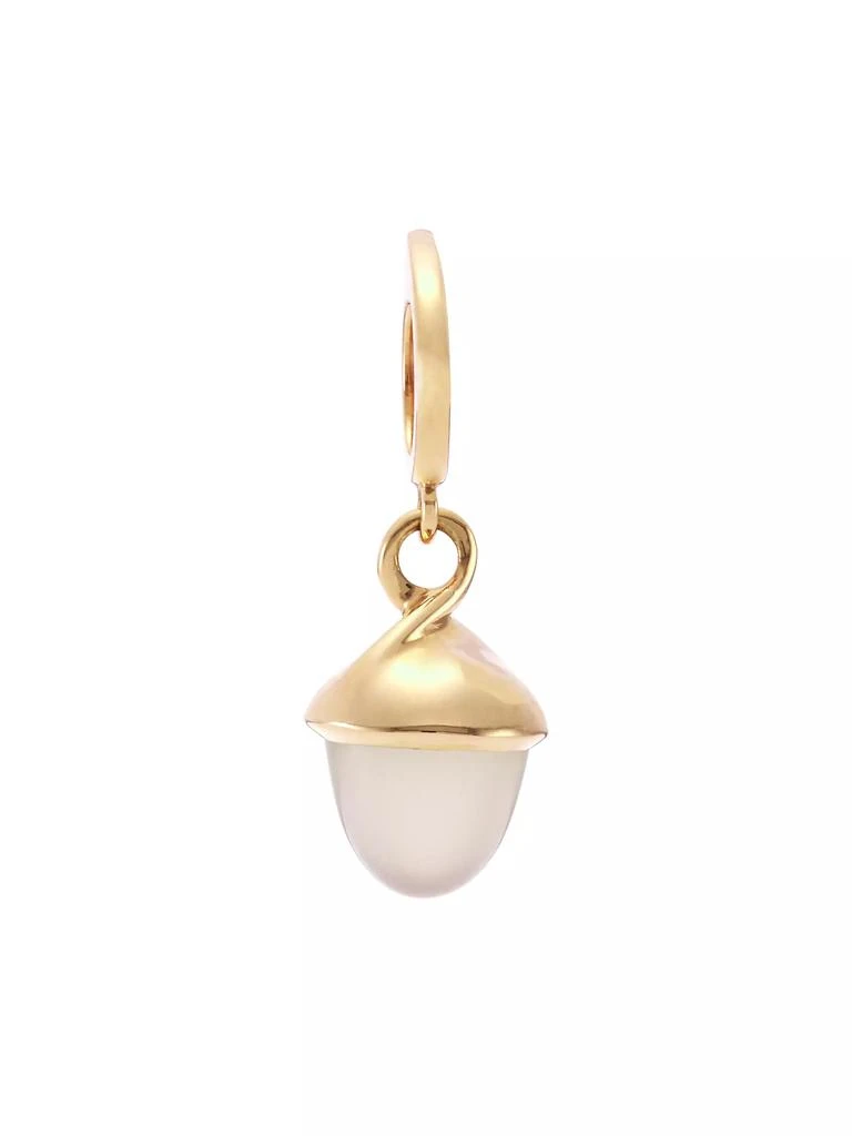 Tamara Comolli Mikado 18K Rose Gold & Sand Moonstone Acorn Pendant 1