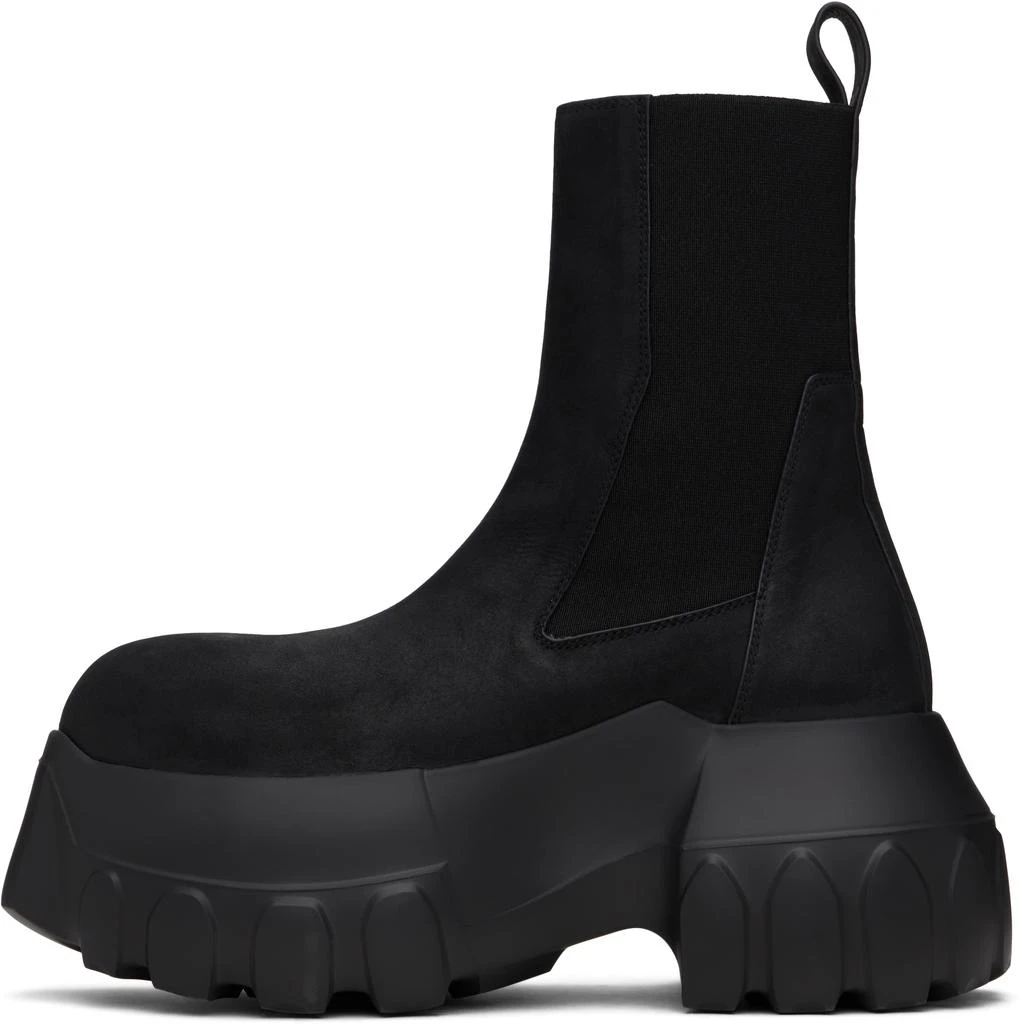 Rick Owens Black Porterville Beatle Mega Tractor Chelsea Boots 3
