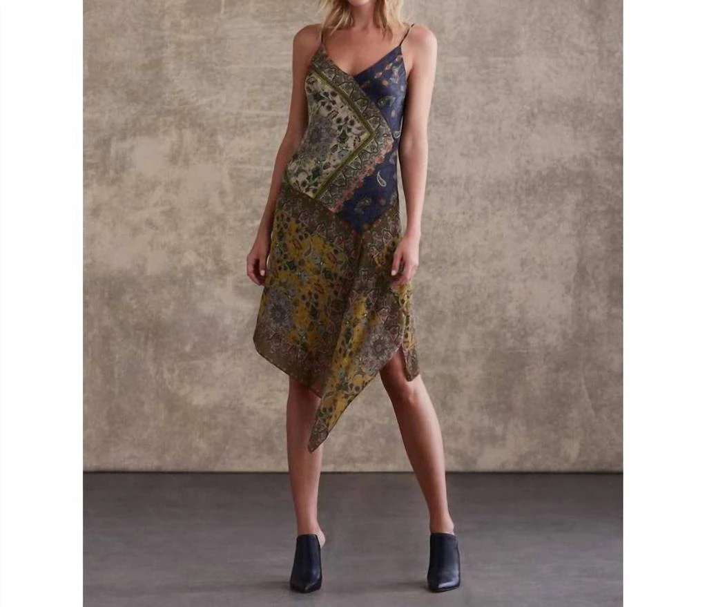 Bailey 44 Eleanora Lightweight Satin Midi Floral Dress 3