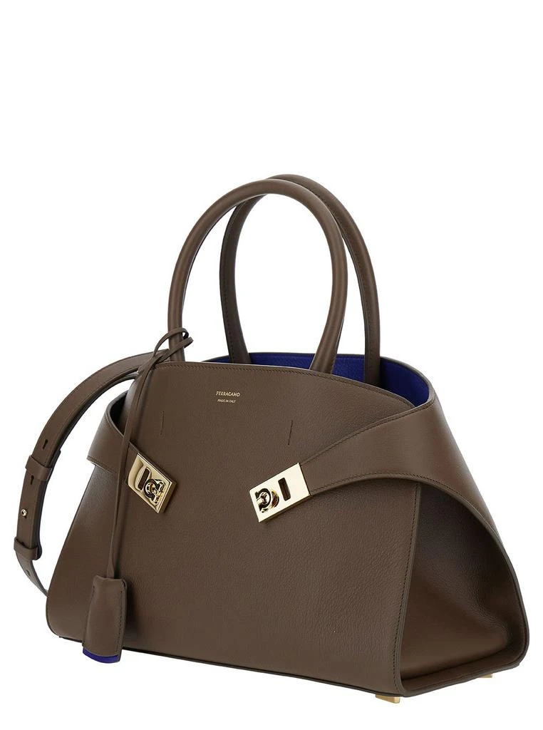 Salvatore Ferragamo Ferragamo Small Hug Top Handle Bag 3