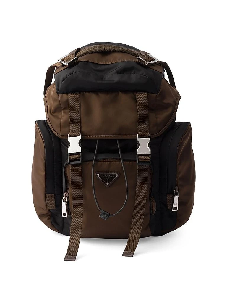 Prada Re-Nylon and Saffiano Leather Backpack