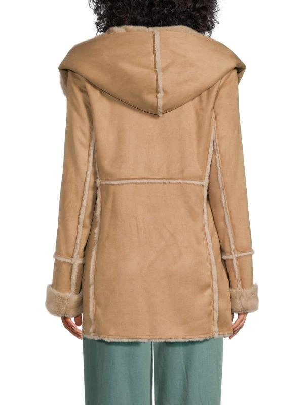 Via Spiga Faux Fur Hooded Jacket 2