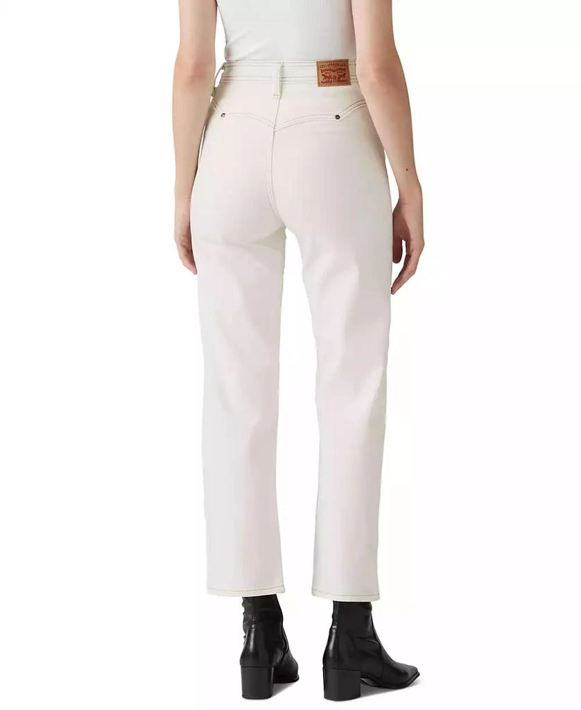 Levi's Women's High-Rise Riveted Ribcage Straight Ankle Jeans 2