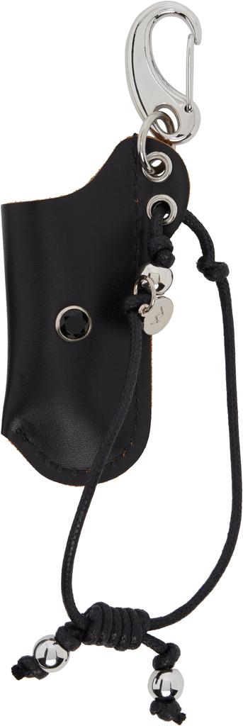 【OPEN YY】STUD LIGHTER CASE KEYCHAIN OPEN YY Black Stud Lighter Case Keychain - BeyondStyle