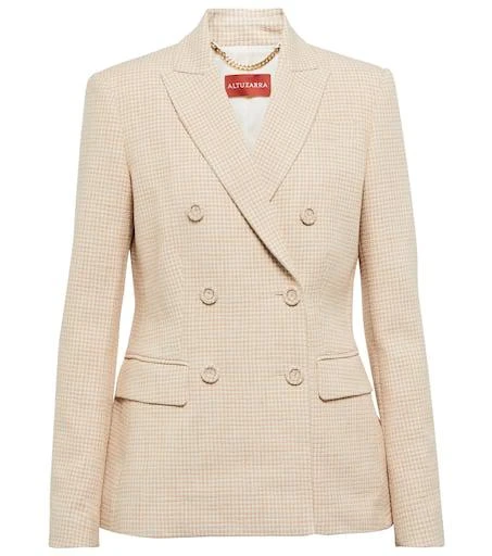 Altuzarra Indiana gingham tweed blazer 1