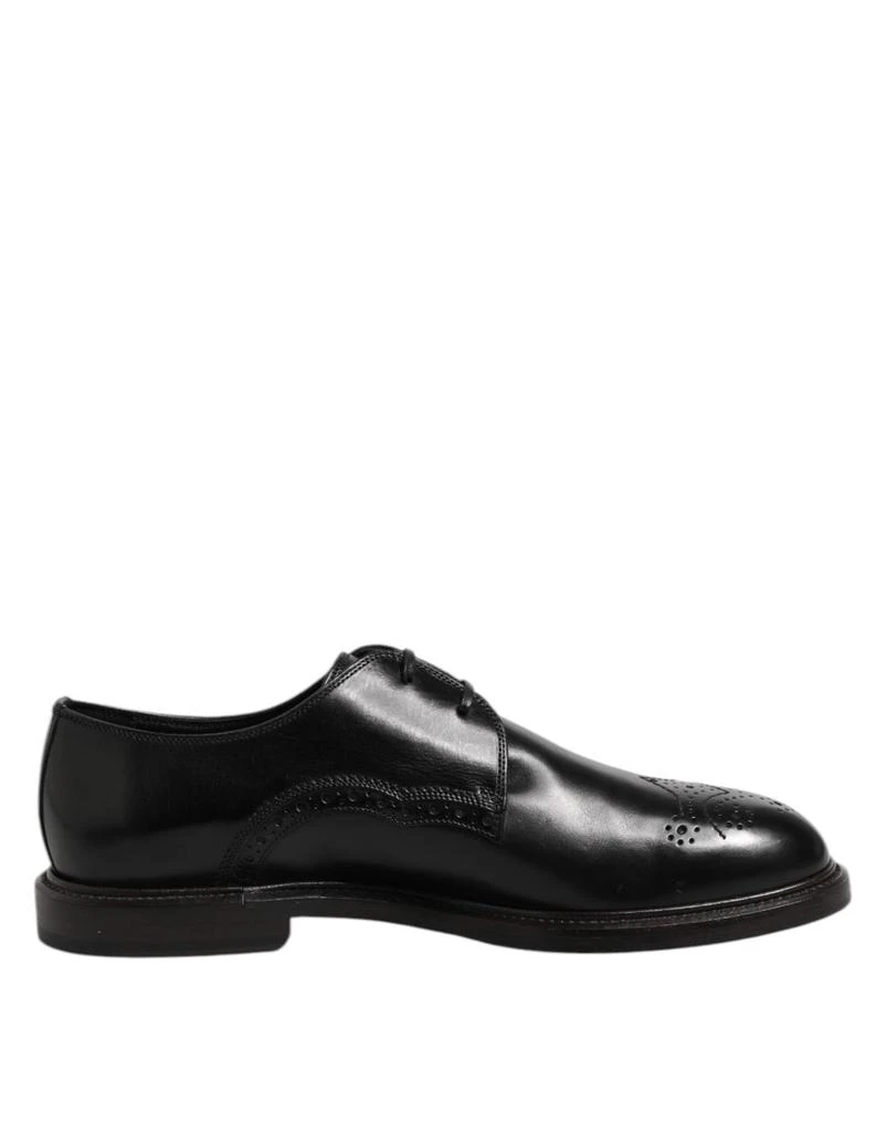 Dolce & Gabbana Leather Derby Wingtip Formal Men's Shoes 1