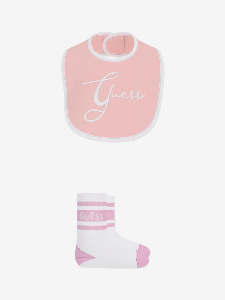 GUESS Baby Girls Bodysuit Set in Pink 4