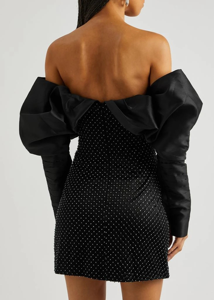 Nafsika Skourti Opera embellished satin mini dress 3