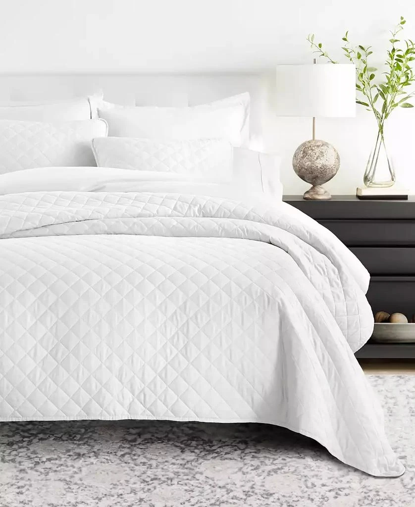 IENJOY HOME Diamond Stitch 3-Pc. Lightweight Quilt Set 7