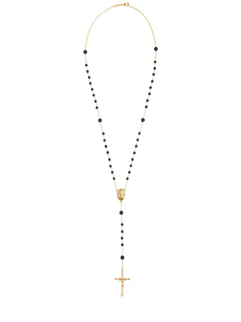 Dolce & Gabbana Plated Rosary Pendant Necklace 1