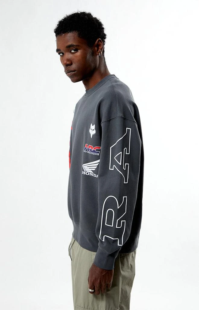 Fox Honda Oversized Fleece Crew Neck Sweatshirt 3
