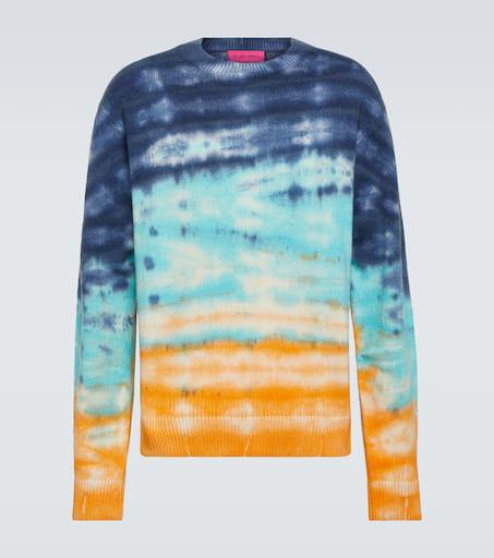 WALES BONNER｜SWEATSHIRTS (Tie Dye Fleece Original Sweat Wales Bonner Embroidered logo sweatshirt tie dye | The