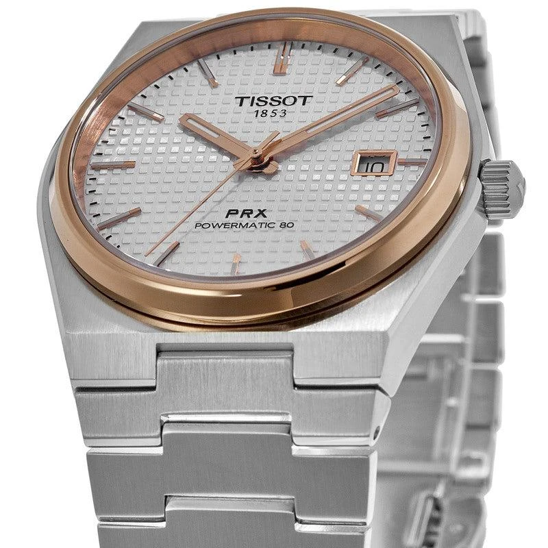 Tissot PRX Powermatic 80 Silver Dial Steel Men's Watch T137.407.21.031.00 2