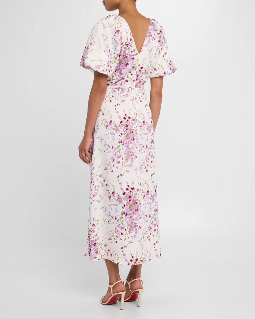Cinq a Sept Brenton Puff-Sleeve Midsummer Bloom Dress 3