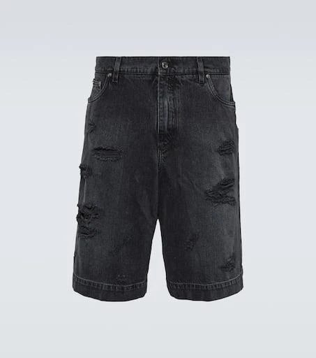 Dolce 
Gabbana Distressed denim shorts 1