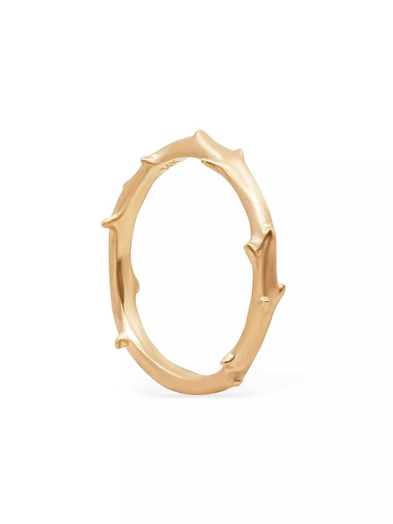 Bernard James Unisex Spina 14K Yellow Gold Branch Ring 3