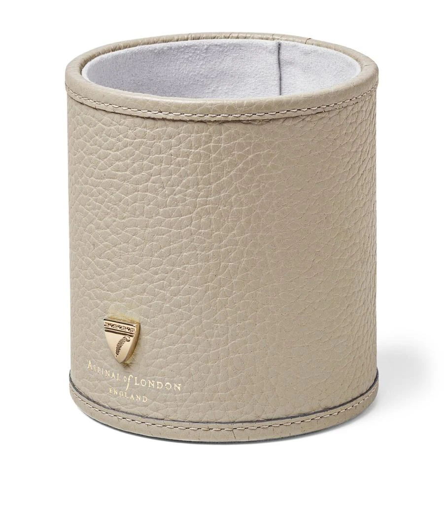 Aspinal of London Leather Round Pen Pot 2