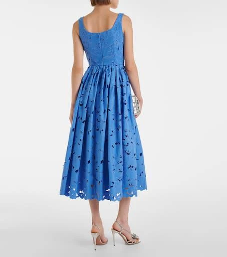 Erdem Floral cotton-blend midi dress 3