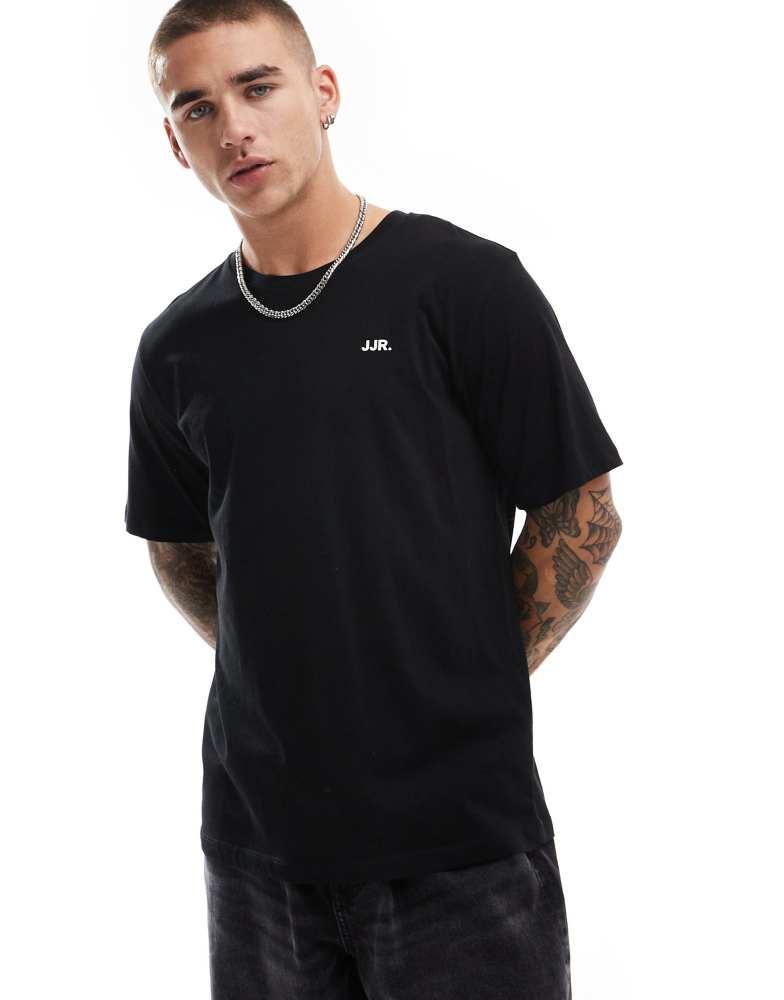 JJ Rebel JJ Rebel t-shirt with small chest logo in black