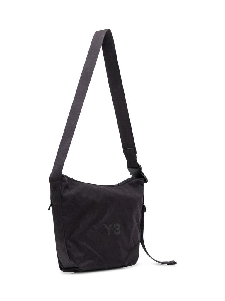 Shop Y-3 Logo Printed Small Crossbody Bag on Sale at BeyondStyle