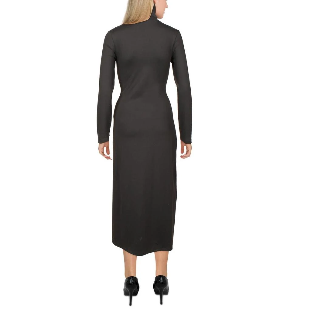 Susana Monaco Womens Knit Mock Neck Maxi Dress 2