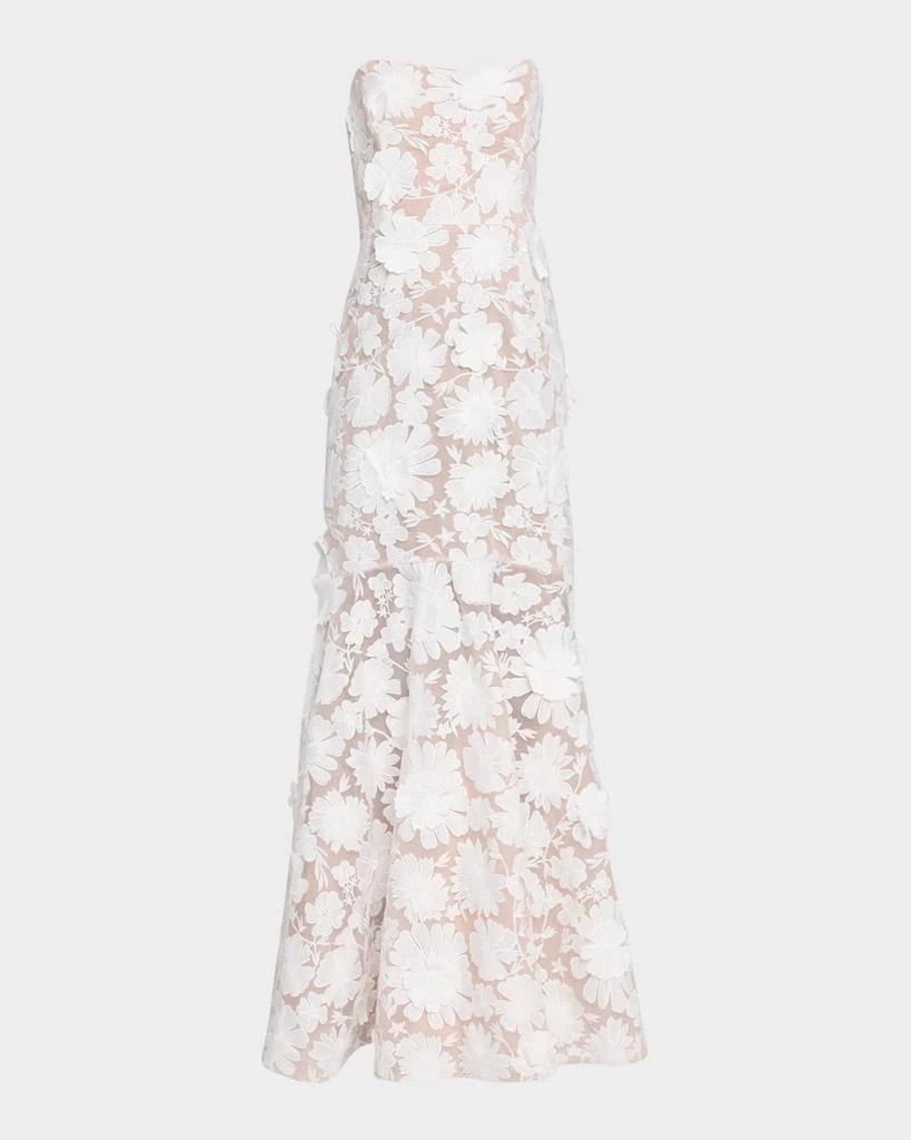 HELSI Jessica Strapless Embroidered Mermaid Gown 1