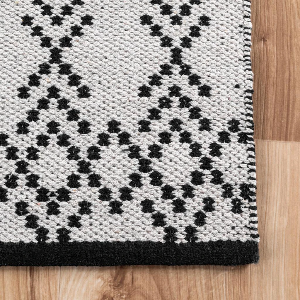 nuLOOM Skye Geometric Cotton Flatweave Area Rug 4