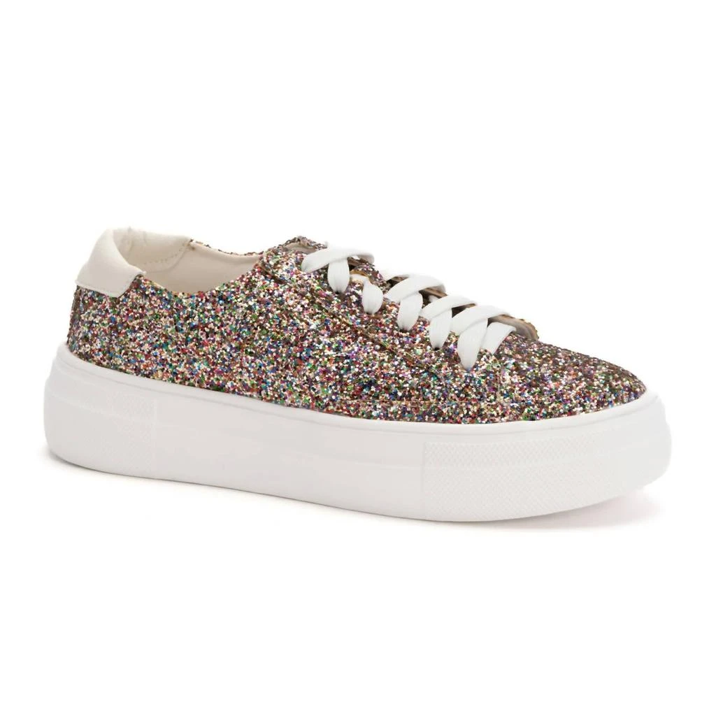 Corkys Footwear Confetti Platform Glitter Sneaker 1