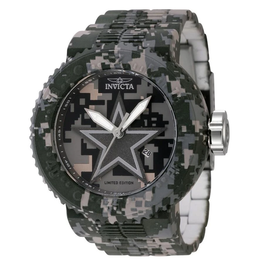 Invicta NFL Dallas Cowboys Quartz Date Camouflage Dial Men's Watch 45092 1