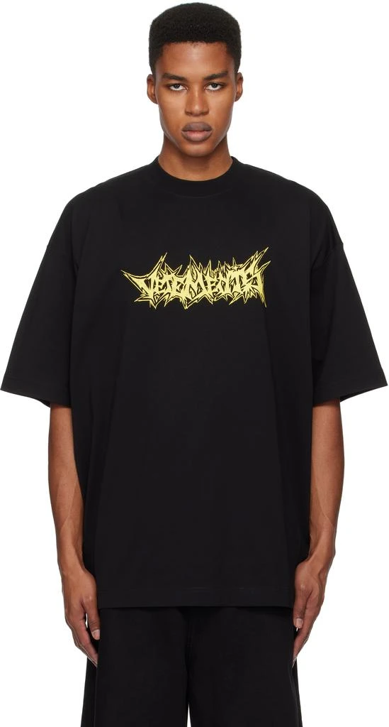 Vetements Black Living Legend Oversized T-shirt 1