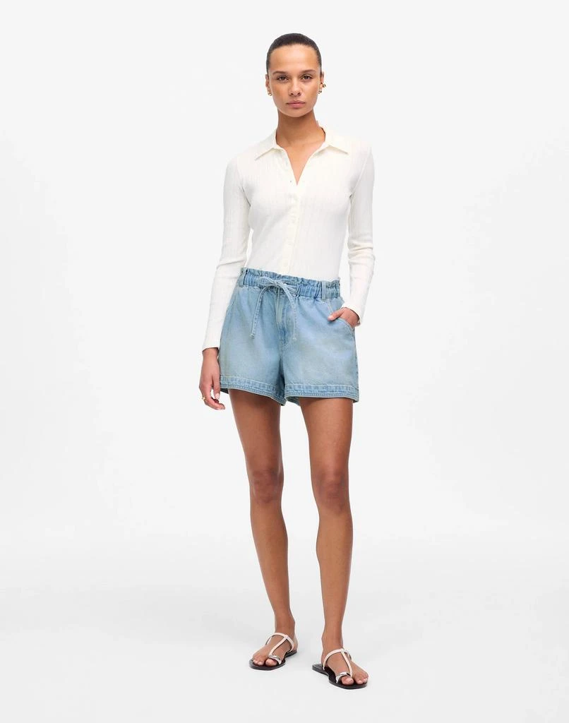 Madewell Tie-Waist Denim Shorts 1