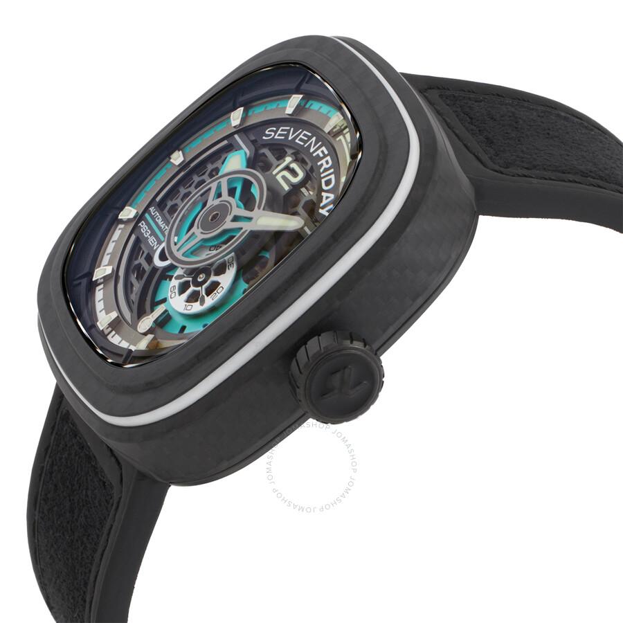 Sevenfriday Seven Friday PS Series Automatic Black Dial Men's Watch PS3/01