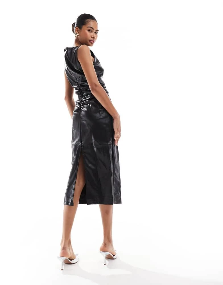 amy lynn black dress Mila Black Jewel Embellished High-Neck Mini Dress with Short Sleeves