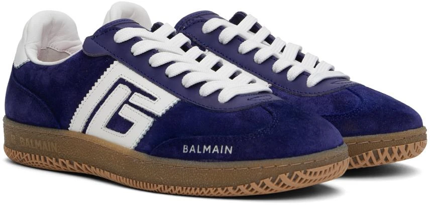 Balmain Blue Swan Sneakers 4