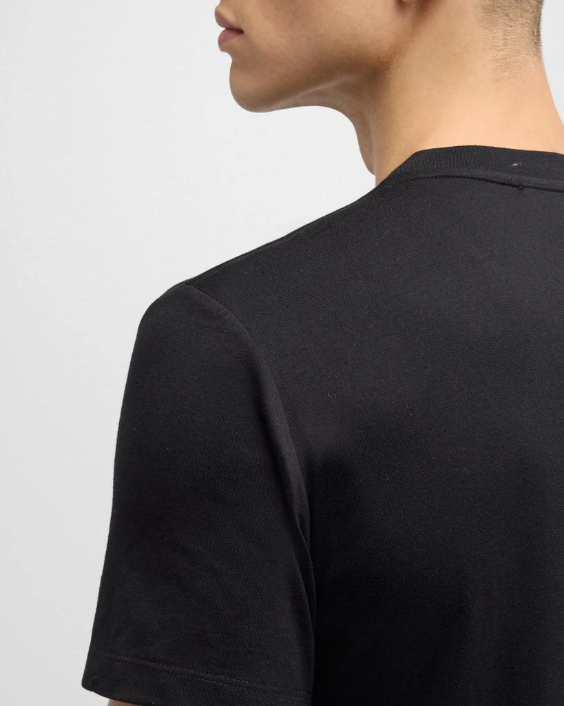 Balmain Men's Metallic Vintage Logo T-Shirt 7