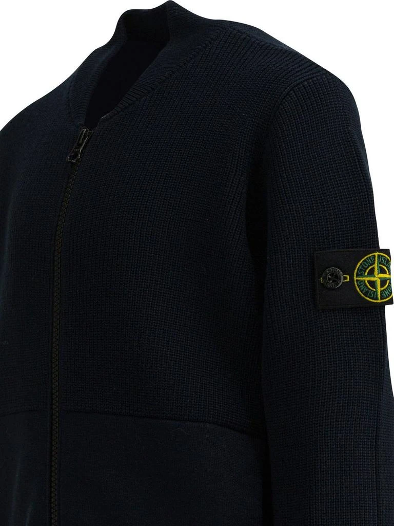 Stone Island Junior Stone Island Junior Zip-Up Knitted Jacket 4