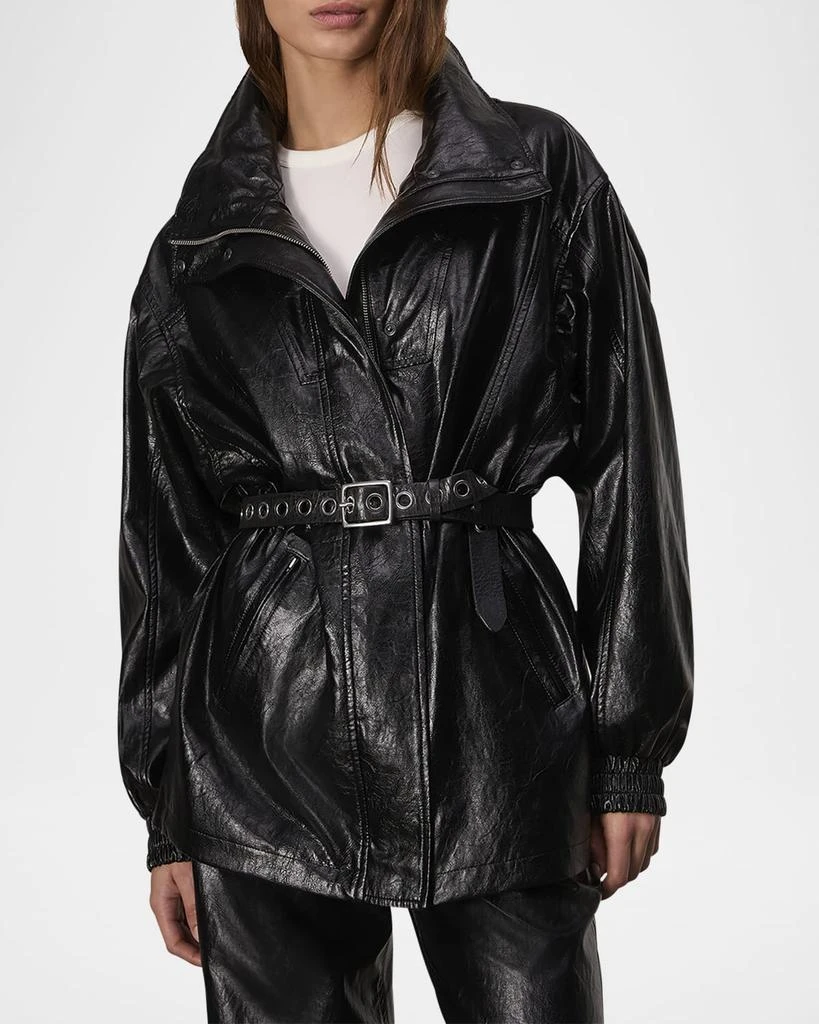Rag & Bone Monica Faux Leather Jacket 4
