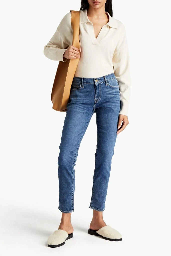 FRAME Le Garcon faded boyfriend jeans 2